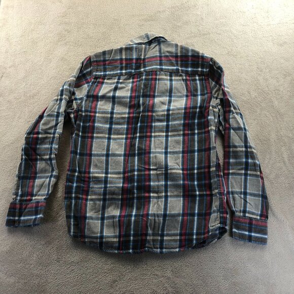 Arizona Jean Mens Plaid Flannel Shirt M Long Sleeve Cotton - Picture 13 of 13